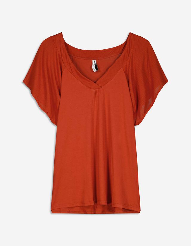 T-Shirt - Viskose-Anteil
