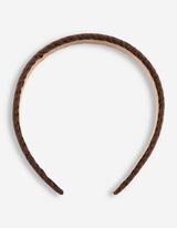 Haarschmuck - einfarbig - Dunkelbraun