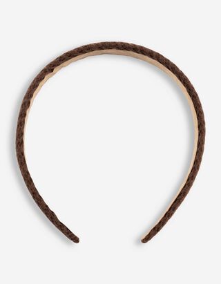 Haarschmuck - einfarbig - Dunkelbraun
