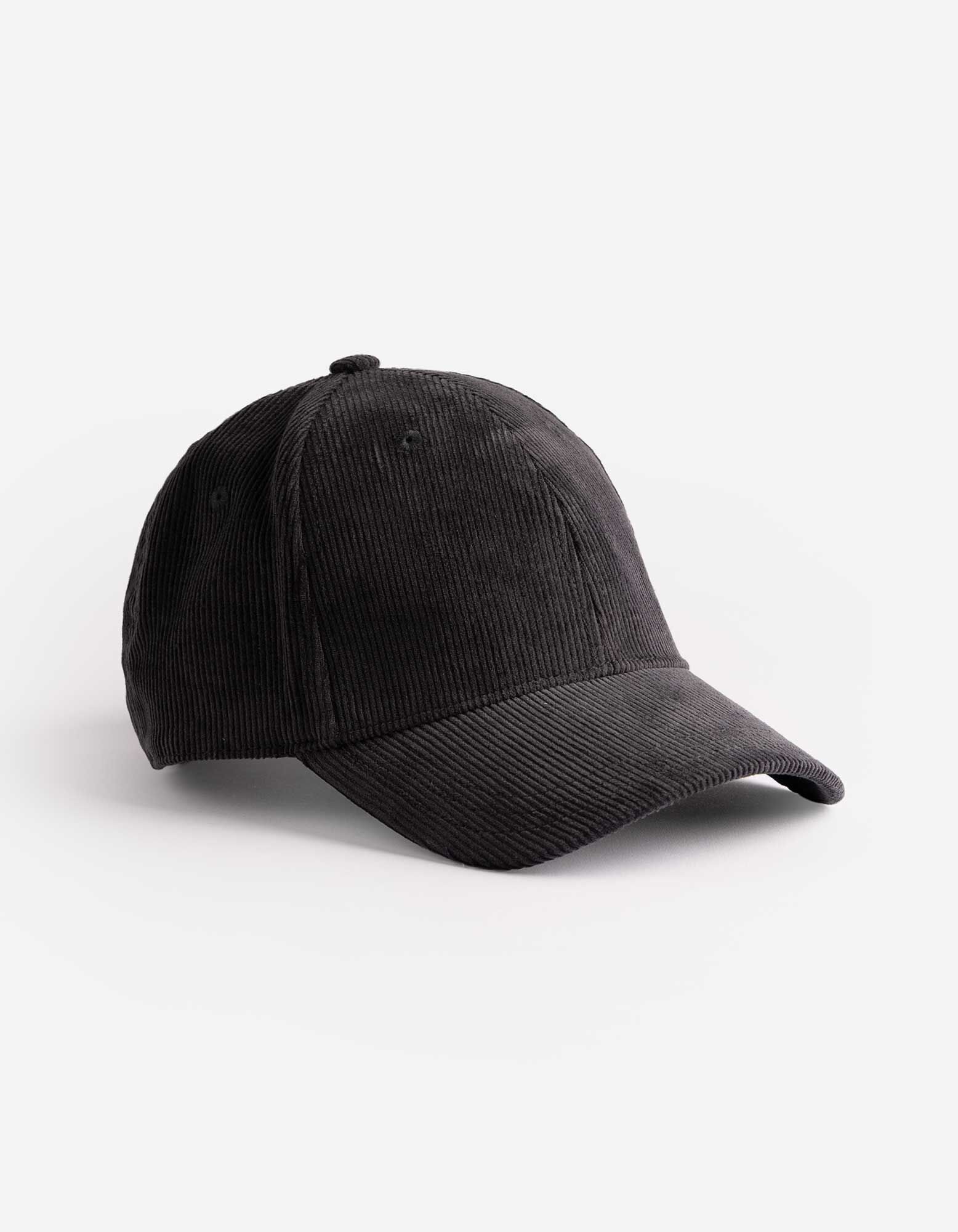 Basecap - Cord - Dunkelgrau