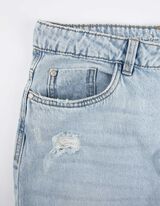 Džinsai - Mom Fit - sviesiai melynas