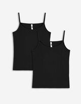 Top - Confezione da 2 pezzi - nero