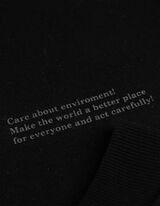 Felpa con cappuccio - Stampa frontale - nero