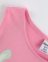 Haljina - Print - ruzicasta