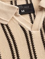 Poloshirt - Streifen - beige
