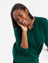 Tunika - Tričetrt rokavi - temno zelena