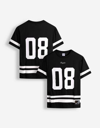 T-Shirt - Mesh - Schwarz