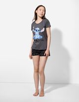 Pyžamový set tričko a nohavice - Potlač Disney - seda