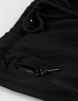 Pantaloni - Detalii metalice - Negru