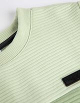 Pullover - Color-Blocking - hellgr&uuml;n