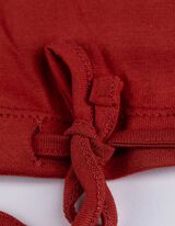 koszulka - gruby sznurek - ciemny czerwony