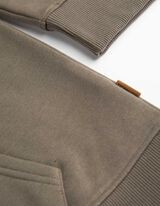 Kapucnis felső - Kenguruzseb - zöld