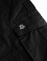 Cargohose - Twill - schwarz