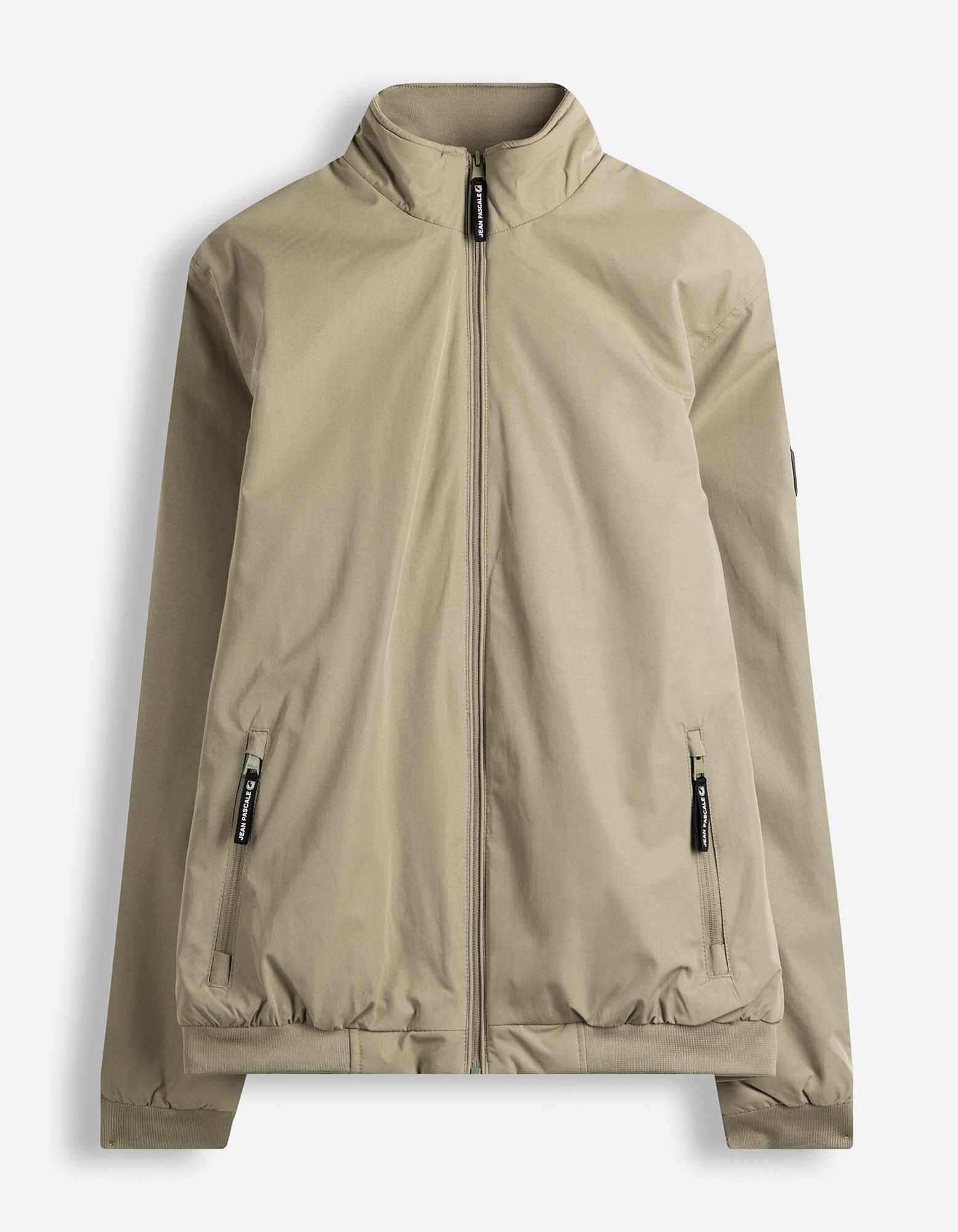 Jacke - Stehkragen - Khaki