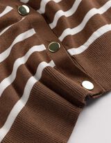 Cardigan - Knopfleiste - braun