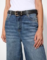 Cintura - Motivo animalier - nero