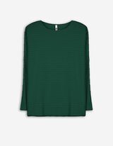 Majica dugih rukava - Loose Fit - tamno zelena