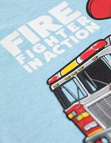 Longsleeve - Print - lichtblauw