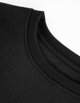 Sweatshirt - Relax Pasvorm - zwart