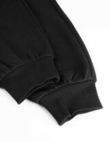 Hlače za jogging - Na&scaron;iveni džepovi - crna