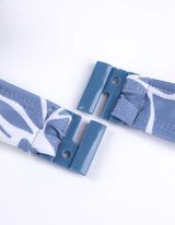 Bikinifelső - Virágmintás - kék