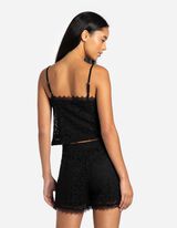 Topp - Heegeldatud pits - must