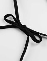 Bikini gornji deo - jednobojna - crno