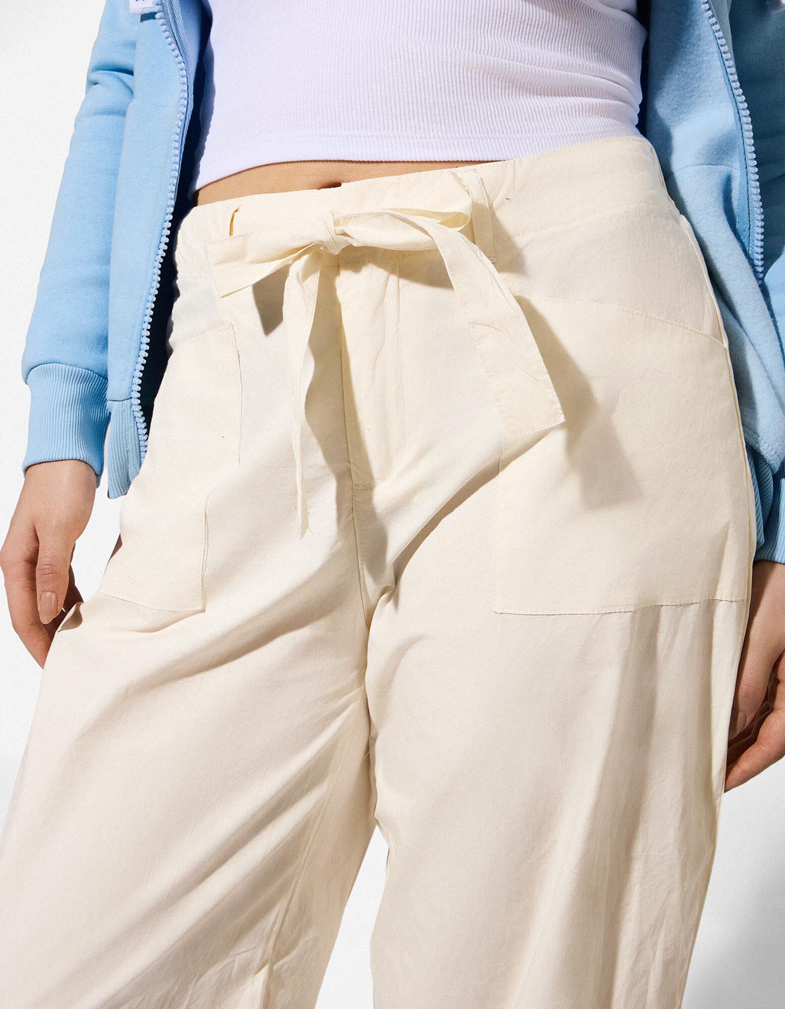 Hose - Webstoff - Off-White