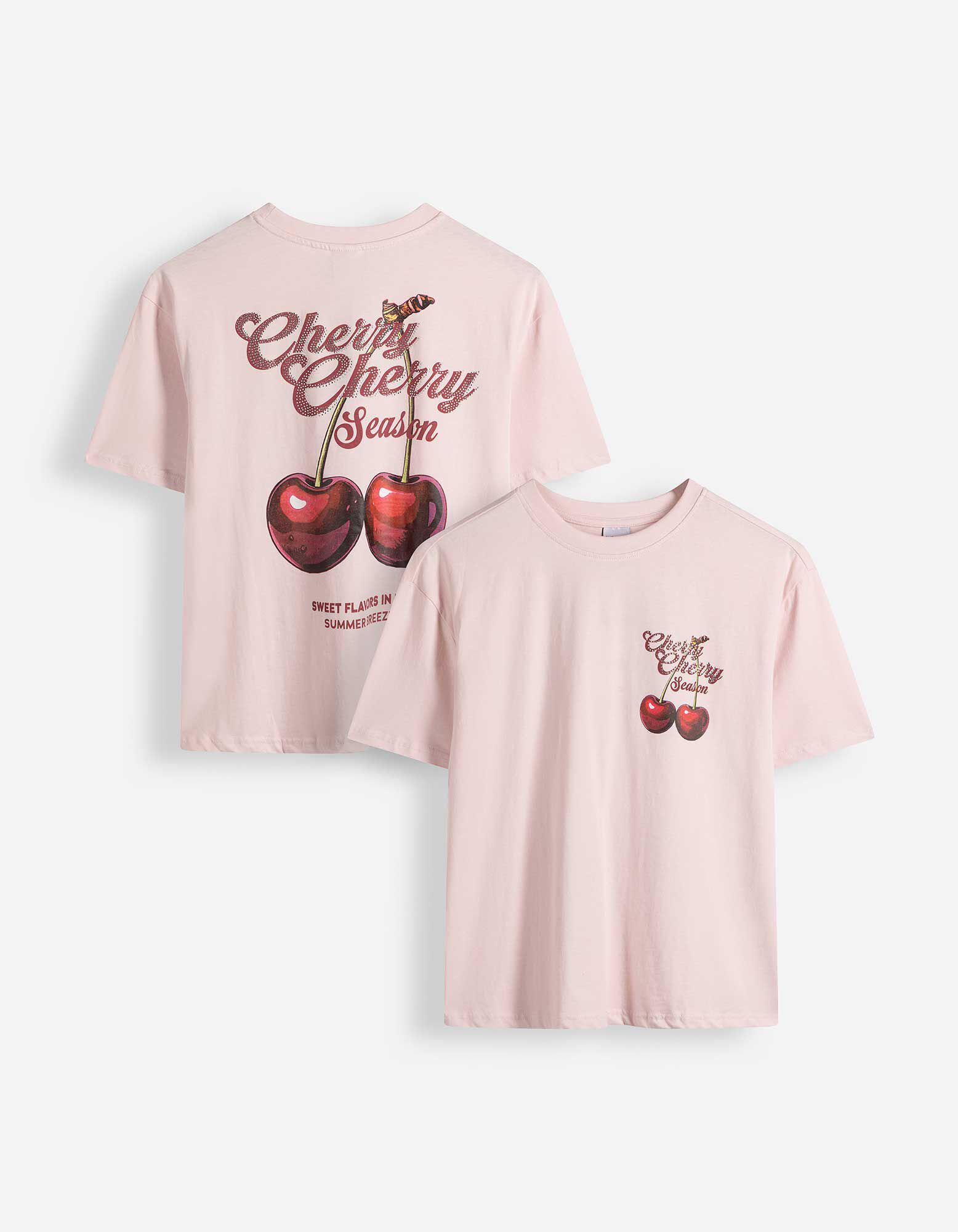 T-Shirt - Print - Rot