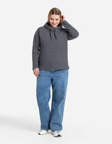 Sweatshirt - Sjaalkraag - donkerblauw