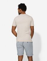 T-shirt - Effen - beige