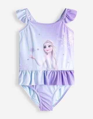 Jednod&iacute;ln&eacute; plavky - Ledov&eacute; kr&aacute;lovstv&iacute; - b&iacute;l&aacute;