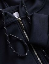 Sweatjacke - Cropped - dunkelblau