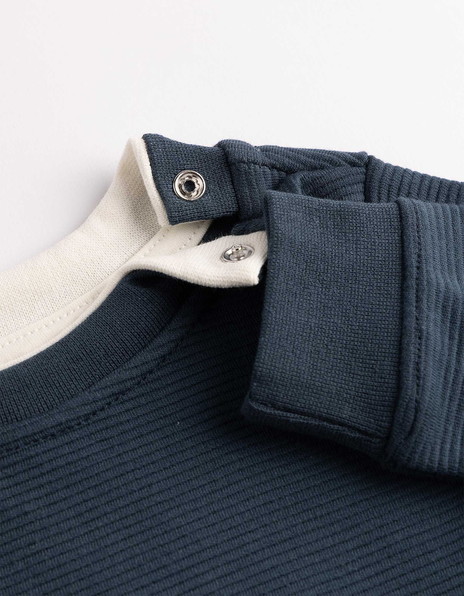met structuur - blauw