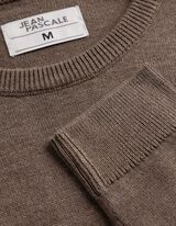 Pullover - Rundhals-Ausschnitt - Beige