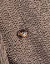 Blousjas - Knoopsluiting - beige