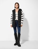 Steppweste - Kapuze mit Tunnelzug