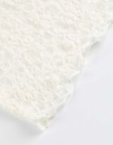 Zkrácené tričko - Krajka - bílá