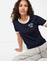 T-shirt - Stampa frontale - blu scuro