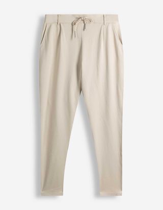 Jogpants - einfarbig - beige