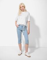 T-shirt - Met studs - wit