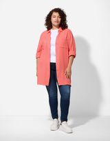 Blusa - Colletto a camicia - rosso chiaro