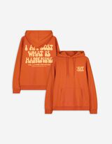 Sweatshirt - Rückenprint - orange