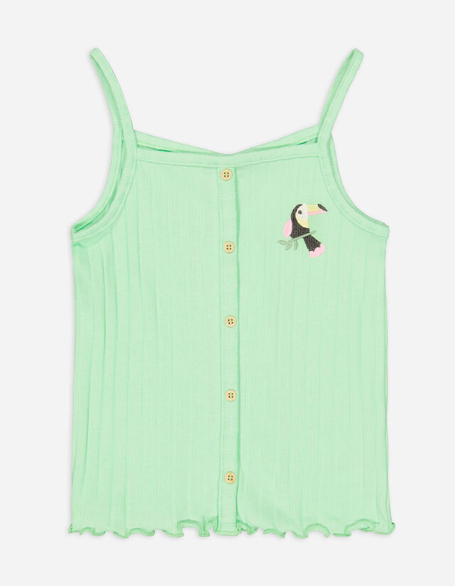 Top - Abbottonatura - verde chiaro