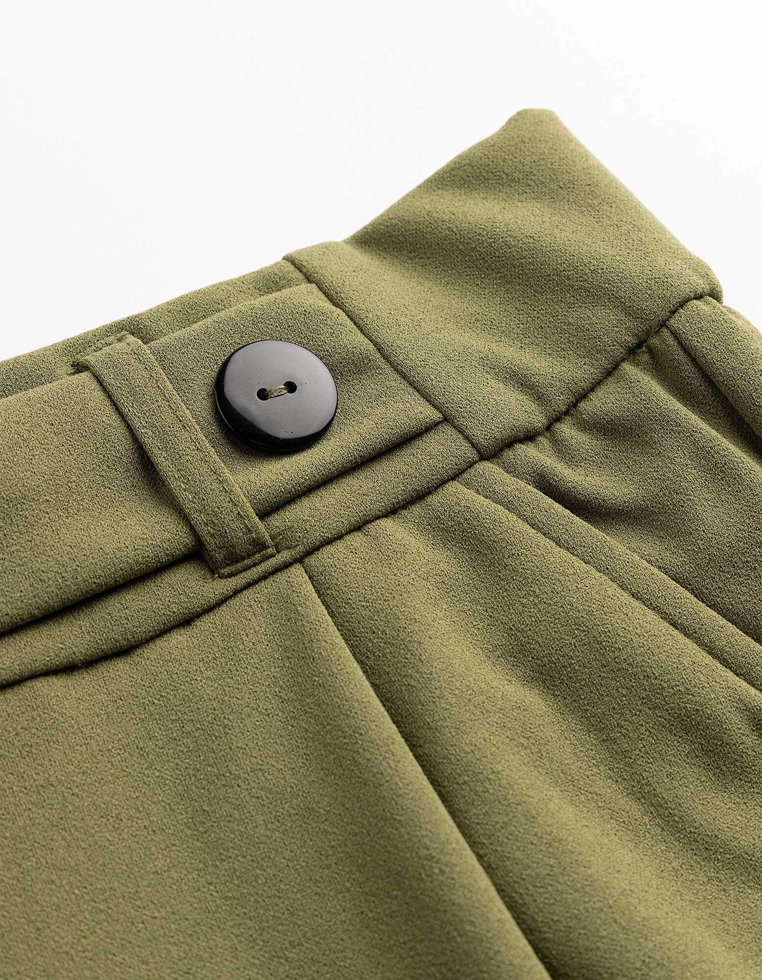 Broek - Elastische sluiting - Lichtgroen