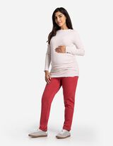 Umstandshose - Umstandsmode - rot