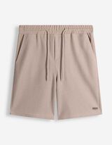 Shorts - einfarbig - beige