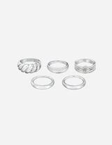 Anello - Confezione da 5 pezzi - argento