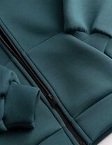 Sweatjacke - Oversized Fit - blau