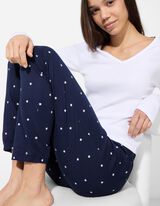 Pidžama pantalone - tamno-plava